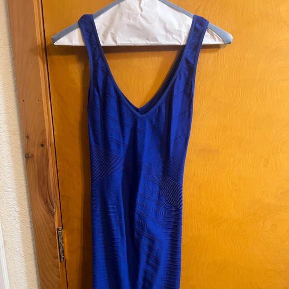 Blue Beauty Bodycon Bebe - Picture 1 of 3